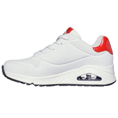 Skechers Pantofi dama sport UNO ROLLING STONES 177965 WHITE/RED ID3562-WRD