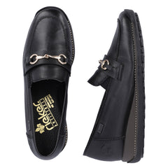 Rieker Pantofi dama Lugano/Turin 44285 00 negru ID3566-NG