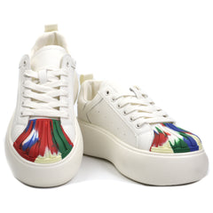 Franco Gerardo Pantofi dama 88135 alb+multicolor ID3607-ALB.MCL