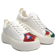 Franco Gerardo Pantofi dama 88135 alb+multicolor ID3607-ALB.MCL