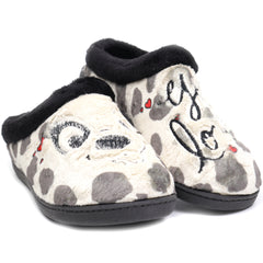 ROAL Papuci casa dama DALMATA R12281 multicolor ID3625-MCL