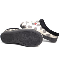 ROAL Papuci casa dama DALMATA R12281 multicolor ID3625-MCL