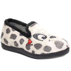 ROAL Papuci casa dama DALMATA R12282 multicolor ID3626-MCL