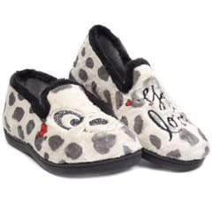ROAL Papuci casa dama DALMATA R12282 multicolor ID3626-MCL