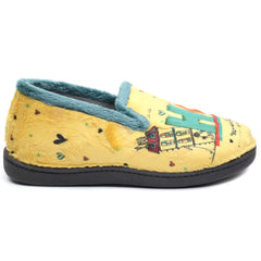 ROAL Papuci casa dama HOME R12282 galben ID3627-GLB