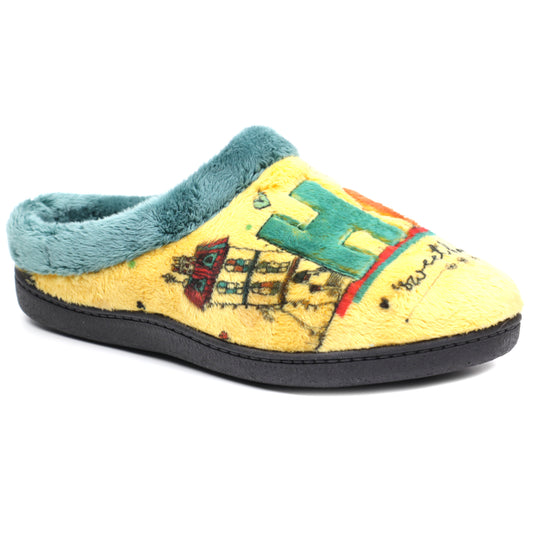 ROAL Papuci casa dama MONTBLANC R12281 galben ID3628-GLB