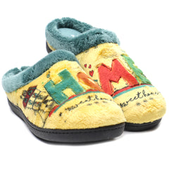 ROAL Papuci casa dama MONTBLANC R12281 galben ID3628-GLB