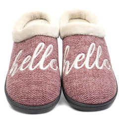 ROAL Papuci casa dama HELLO R12015 maro ID3629-MARO