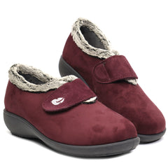 ROAL Papuci casa dama R14117 bordo ID3630-BRD