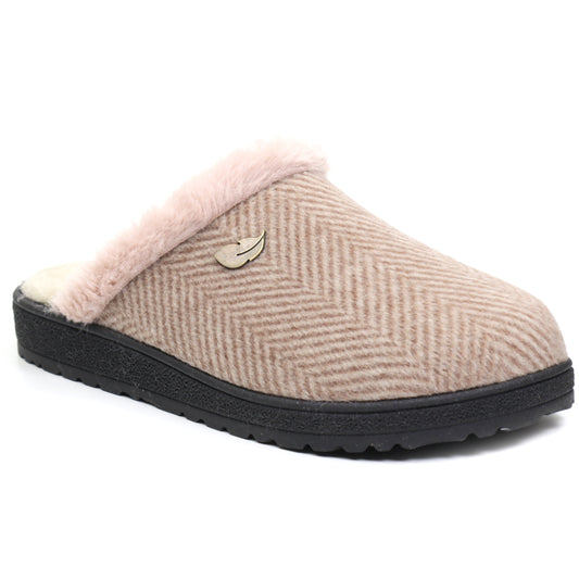 ROAL Papuci casa dama R80001 bej ID3633-BEJ