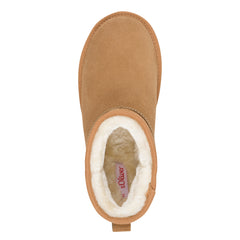 s.Oliver Ghete dama stil UGG 5 26352 41 cognac velur ID3644-CGNV