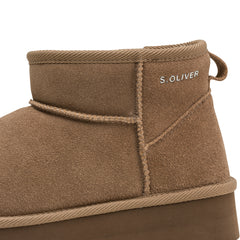 s.Oliver Ghete dama stil UGG 5 26352 41 taupe velur ID3644-TPEV