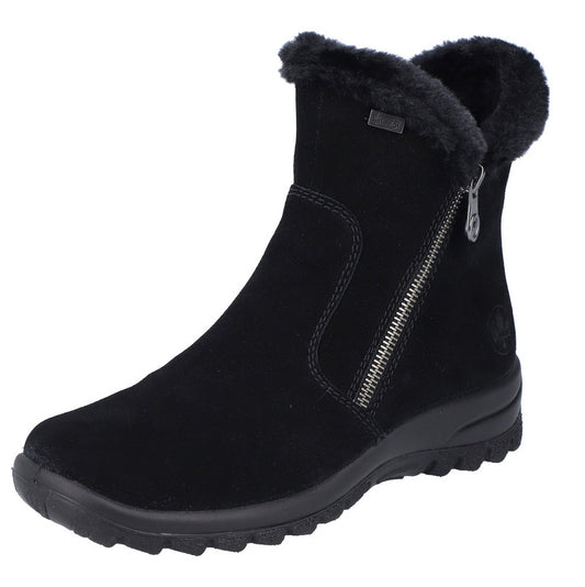 Rieker Ghete dama TEX L7162 00 negru velur ID3657-NGV