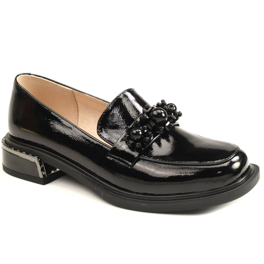 Epica Pantofi dama K3K330126 01 L negru lac ID3692-NGL