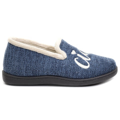 ROAL Papuci casa dama CIAO R12016 bleumarin ID3747-BLM