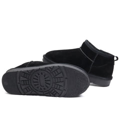 Energy Ghete dama scurte I1200 negru velur ID3773-NGV