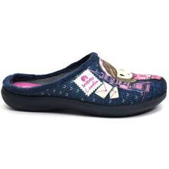 Inblu Papuci casa dama EC92 bleumarin ID3794-BLM
