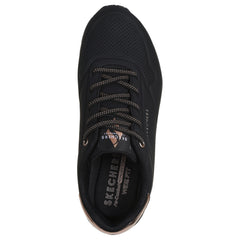 Skechers Pantofi dama sport UNO SHIMMER AWAY 155196 BBK ID3812-BBK