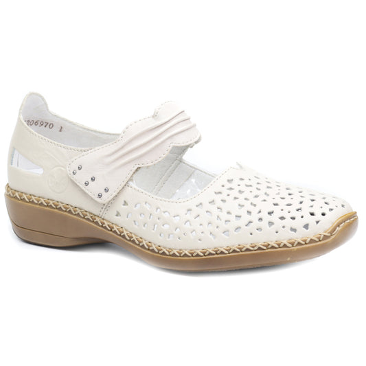 Rieker Pantofi dama 41399 60 crem ID3853-CRM