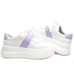 Franco Gerardo Sneakers dama E23070 WHITE/LAVAND ID3873-WLV
