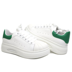 Franco Gerardo Sneakers dama T2653 WHITE/GREEN ID3874-WGREEN