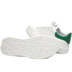 Franco Gerardo Sneakers dama T2653 WHITE/GREEN ID3874-WGREEN