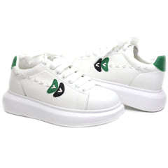 Franco Gerardo Sneakers dama 2A515 WHITE/GREEN ID3880-WGREEN