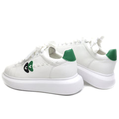 Franco Gerardo Sneakers dama 2A515 WHITE/GREEN ID3880-WGREEN