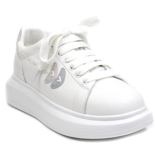 Franco Gerardo Sneakers dama 2A515 WHITE/GREY ID3880-WGREY