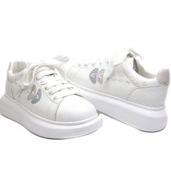 Franco Gerardo Sneakers dama 2A515 WHITE/GREY ID3880-WGREY