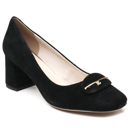 Feeling Pantofi dama piele naturala PAO13 3205 negru ID4016-NG