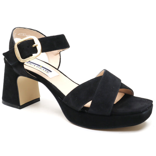 Intermoda Sandale dama 51269 negru velur ID4091-NGV