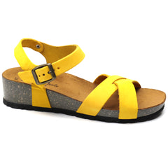 Intermoda Sandale dama GILDA galben velur ID4096-GLBV