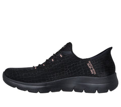 Skechers Pantofi dama sport SLIP INS SUMMITS CLASSY NIGHT 150128 BLACK/ROSE GOLD ID4116-BKRG