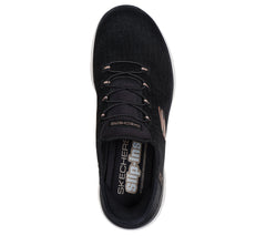 Skechers Pantofi dama sport SLIP INS SUMMITS CLASSY NIGHT 150128 BLACK/ROSE GOLD ID4116-BKRG
