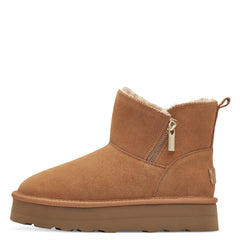 s.Oliver Ghete dama stil UGG 5 26447 43 cognac velur ID4137-CGNV