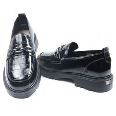 Pass Collection Pantofi dama X4X450028A 01 L negru lac ID4143-NGL