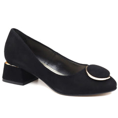 AGA Pantofi dama PFA1481.19 negru velur ID4150-NGV