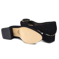 AGA Pantofi dama PFA1481.19 negru velur ID4150-NGV