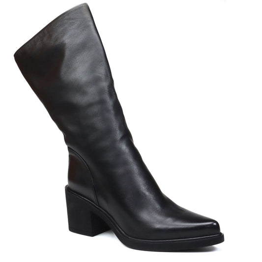 Feeling Cizme ciocate dama piele naturala H736 3693 negru ID4191-NG