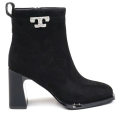 Feeling Ghete dama piele naturala Z0153 6015 negru velur ID4193-NGV