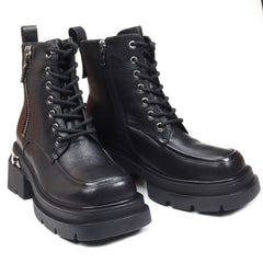 Feeling Ghete dama piele naturala Z051 16 negru ID4195-NG
