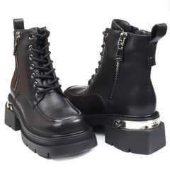 Feeling Ghete dama piele naturala Z051 16 negru ID4195-NG