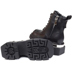 Feeling Ghete dama piele naturala Z051 16 negru ID4195-NG