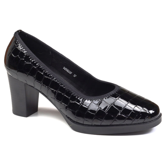 Karisma Pantofi dama X4X430022F 01 O negru croco ID4265-NGCR