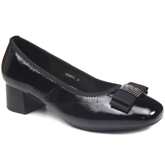 Karisma Pantofi dama X4X450053A 01 L negru lac ID4268-NGL