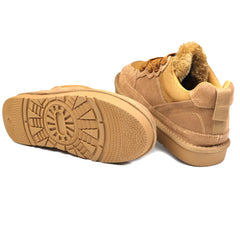 Energy Pantofi dama stil UGG I1204 camel velur ID4374-CMLV