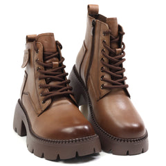 Formazione Ghete dama piele naturala 8099 maro ID4391-MARO