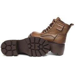 Formazione Ghete dama piele naturala 8099 maro ID4391-MARO