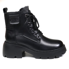 Formazione Ghete dama piele naturala 8099 negru ID4391-NG